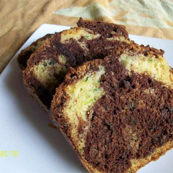 receta Pain aux courgettes Vague de chocolat