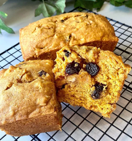 receta Pan De Calabaza Y Arándanos