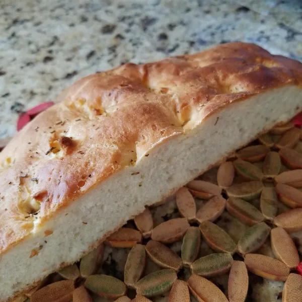 receta Pain focaccia maison