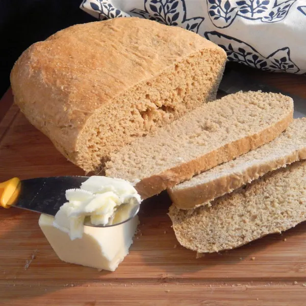 receta Pain de semoule de maïs à l'eau chaude