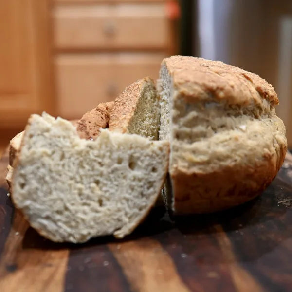 receta Pain aux herbes avec parmesan