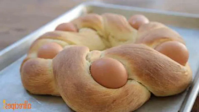 recetas Pan De Huevo De Pascua Trenzado