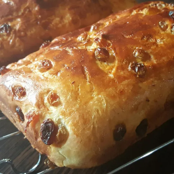 receta Pain Rhum Raisin