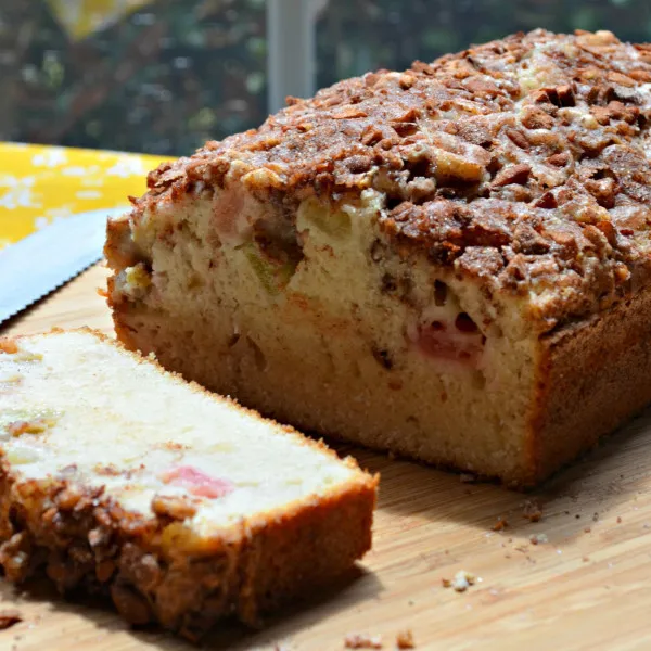 receta Pan De Ruibarbo, Canela Y Nueces