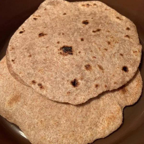 receta Pain Roti Indien