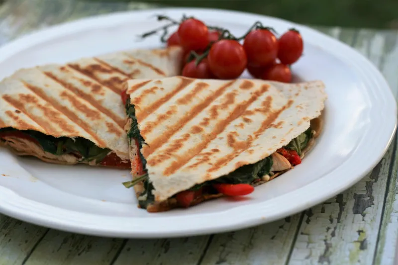 recetas Panini De Pollo Griego Saludable