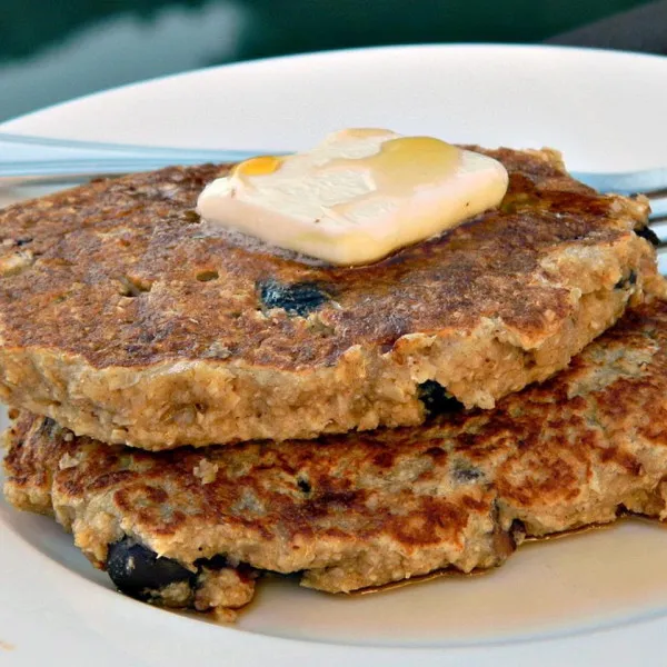 receta Pancakes Blueberry Saturday Morning