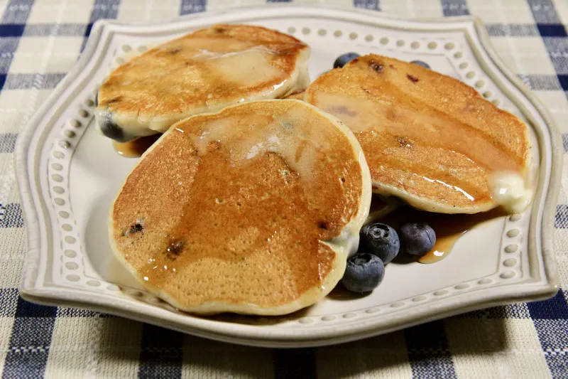 recetas Panqueques De Arándanos