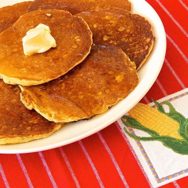 receta Panqueques De Buñuelos De Maíz