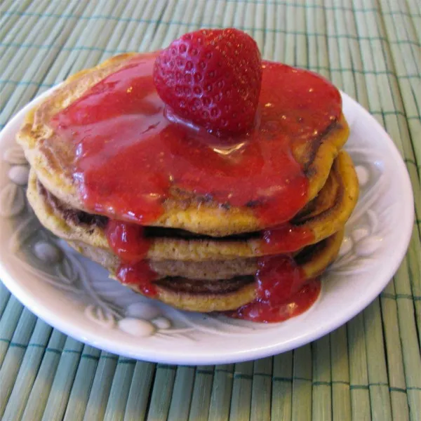 recetas Panqueques Paleo Con Puré De Fresas