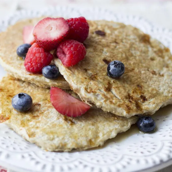 receta Crêpes protéinées à la vanille et à la cannelle