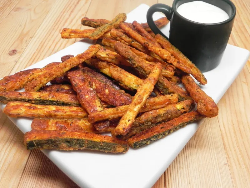 recetas Papas Fritas De Calabacín Con Queso Parmesano Rápidas Y Fáciles