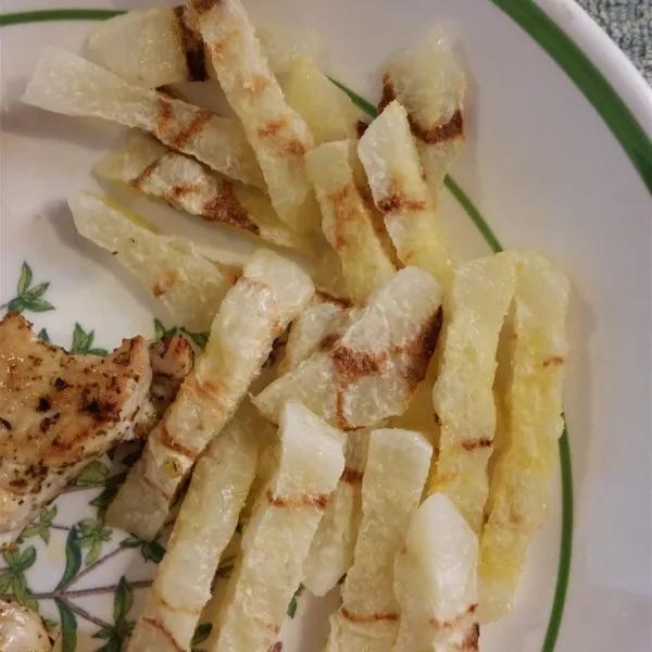 receta Zebra Jicama Fries