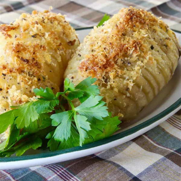 receta Pommes de terre Hasselback