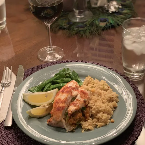 receta Pargo Rojo Relleno A La Parrilla