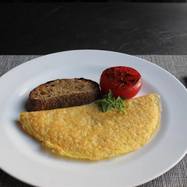 receta Parmalet (omelette fromage parmesan croustillant)