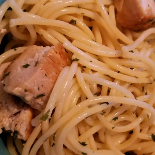 receta Pasta Cabello De Ángel Con Limón Y Pollo (Más Claro)