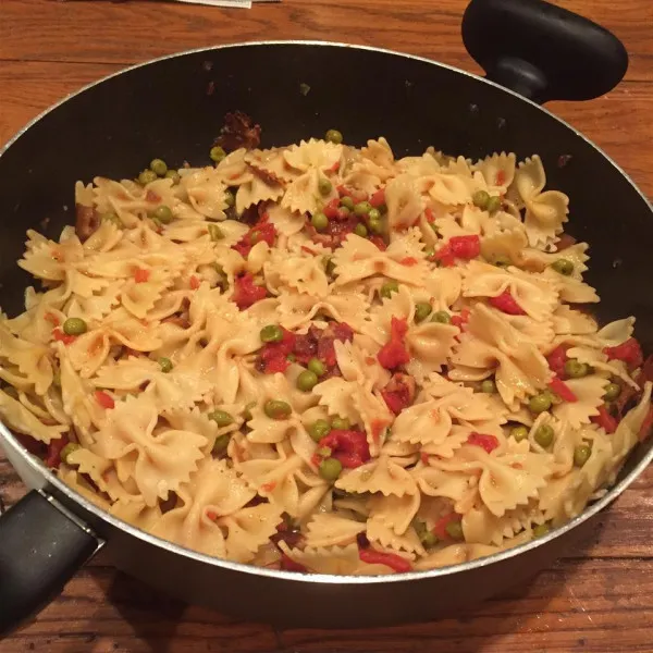 recetas Pasta Con Pajarita