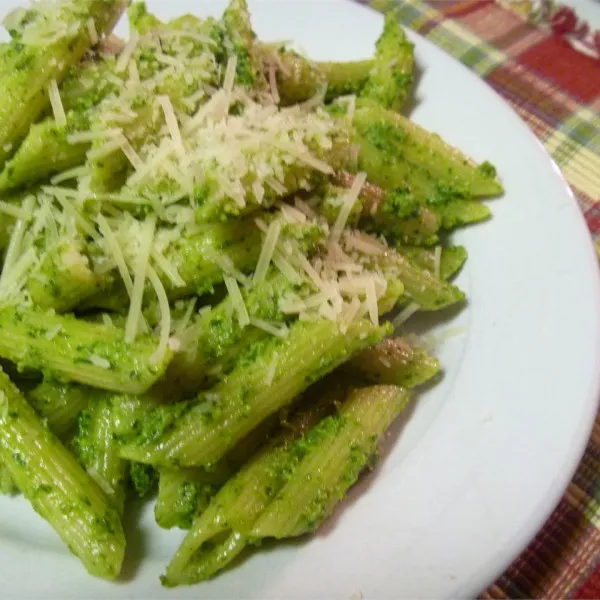 receta Pâtes au pesto de roquette