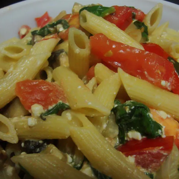 receta Pasta De Espinacas Y Feta De Suki