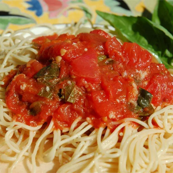 receta Pasta De Tomate Fresco