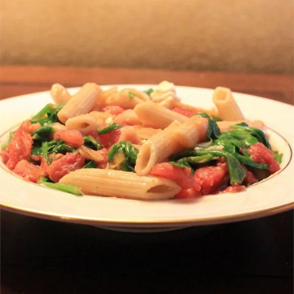 recetas Pasta Griega Con Tomates Y Frijoles Blancos