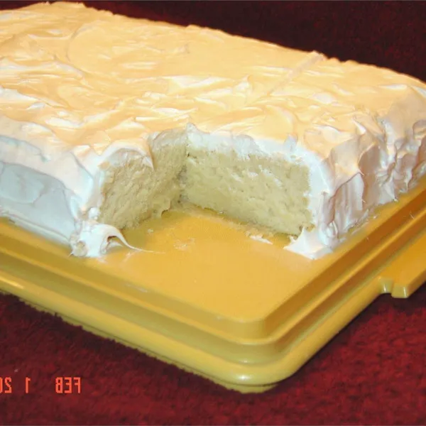 receta Gâteau Blanc Céleste