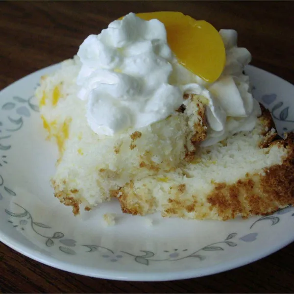 recetas Pastel De ángel De Melocotón