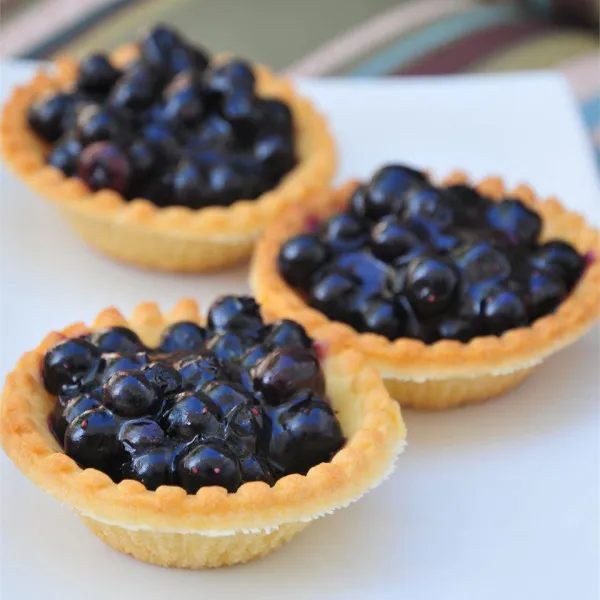 receta Topless Blueberry Pie