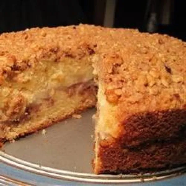 receta Gâteau au café Streusel aux pommes