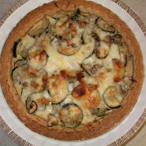 receta Tarte aux courgettes d'été