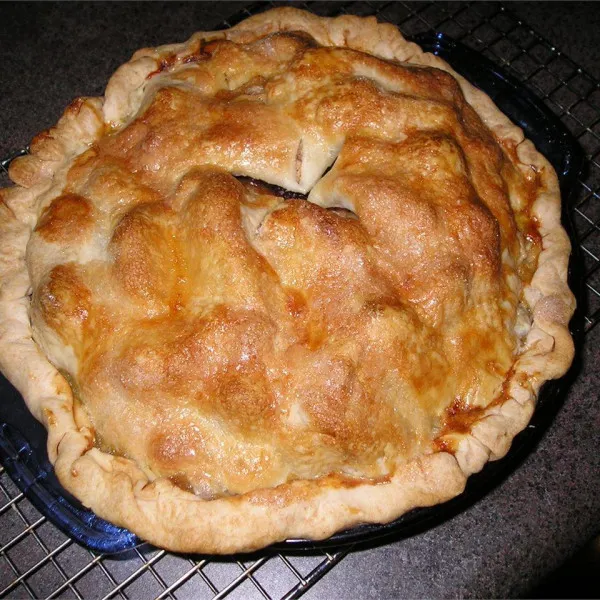 receta Tarte aux pommes et aux cerises séchées