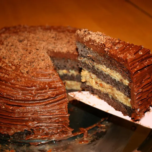 receta Gâteau au chocolat allemand III