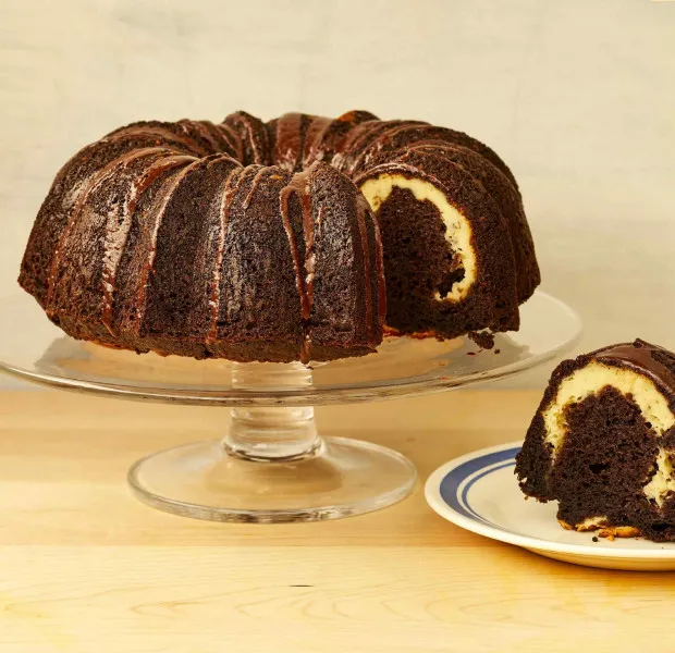 receta Gâteau au chocolat avec des rubans