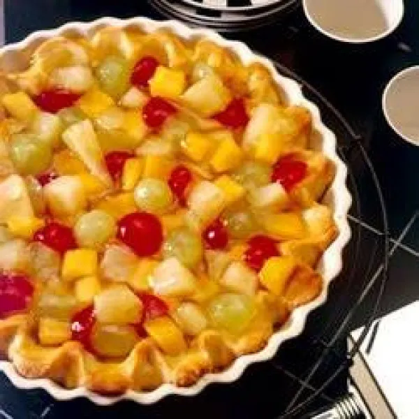 receta Gâteau Cocktail aux Fruits