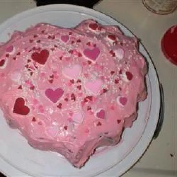 receta Pastel De Corazón De San Valentín
