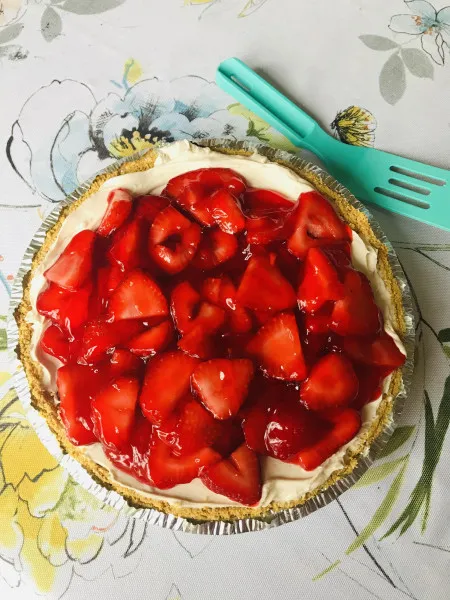 receta Strawberry Cream Pie To Die For