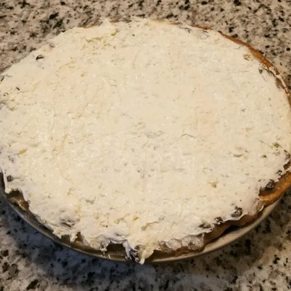 receta Spécial Raisin Cream Pie