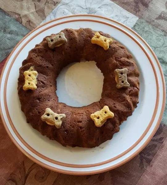 receta Gâteau d'anniversaire pour chien