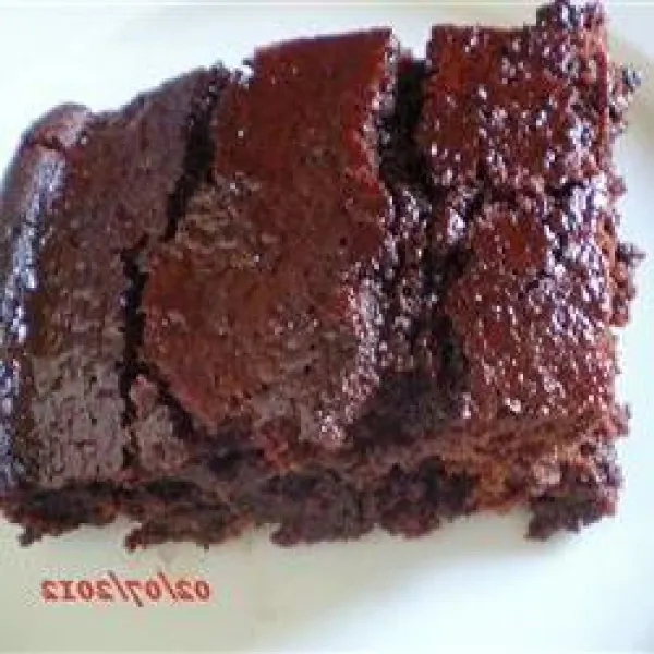 receta Gâteau délice au chocolat bouilli