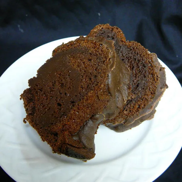 receta Gâteau au pudding au chocolat et au fudge