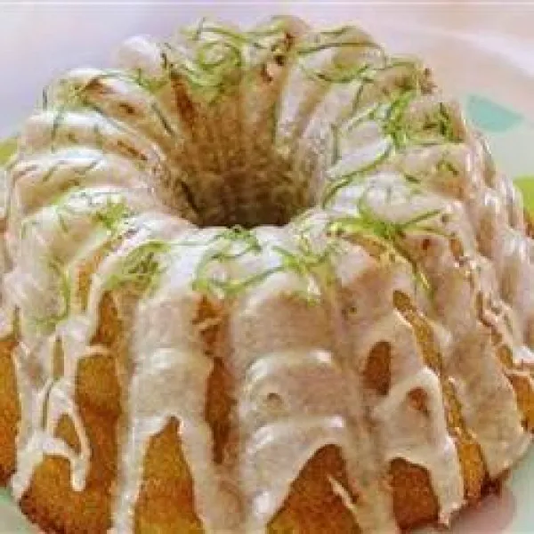 receta Gâteau au citron vert tropical