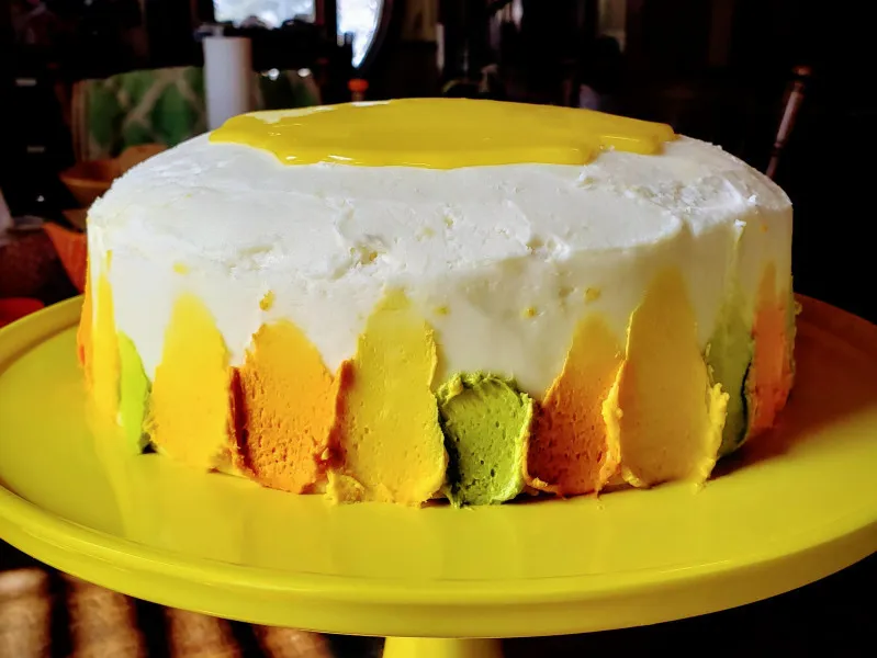 receta Gâteau au citron avec garniture au citron et glaçage au beurre citronné