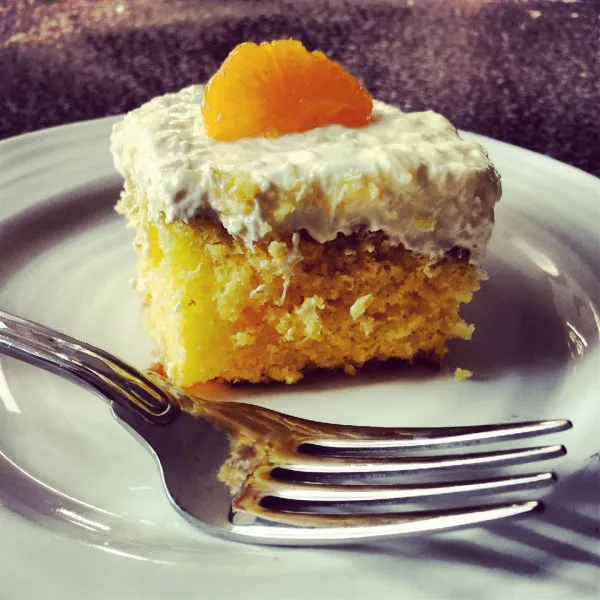 receta Pastel De Mandarina I