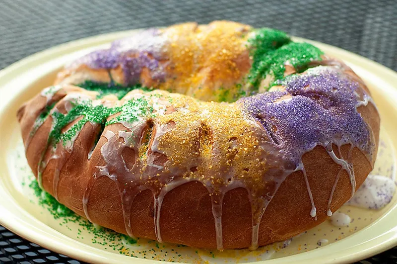 recette Mardi Gras King Cake