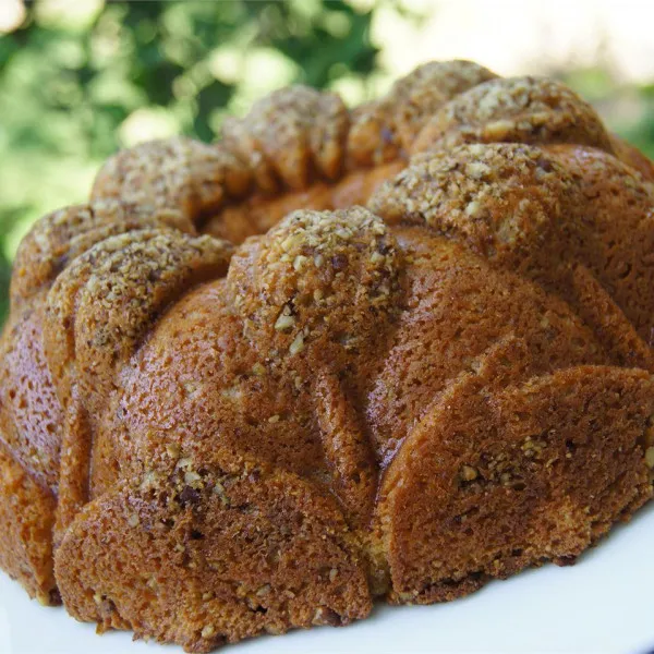 receta Pastel De Naranja, Nueces Y Pasas