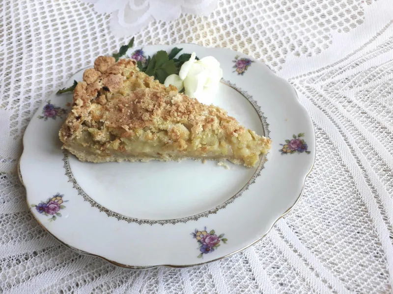 receta Rhubarb Custard Pie II