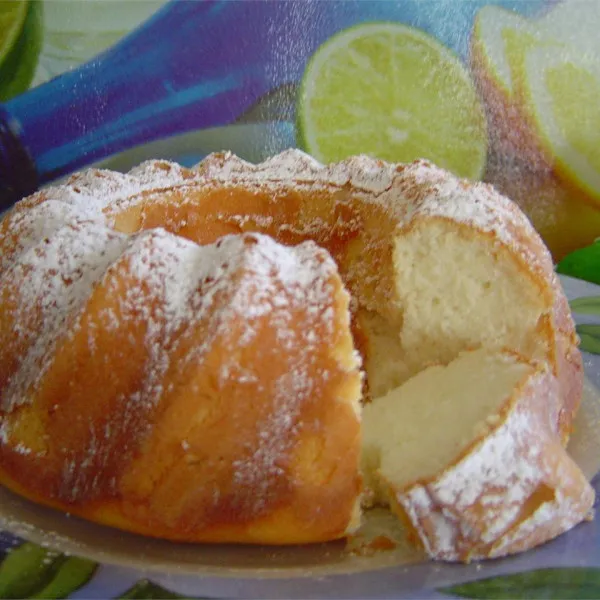 receta Pastel De Pelusa De Limón