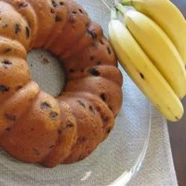 receta Banane aux raisins secs