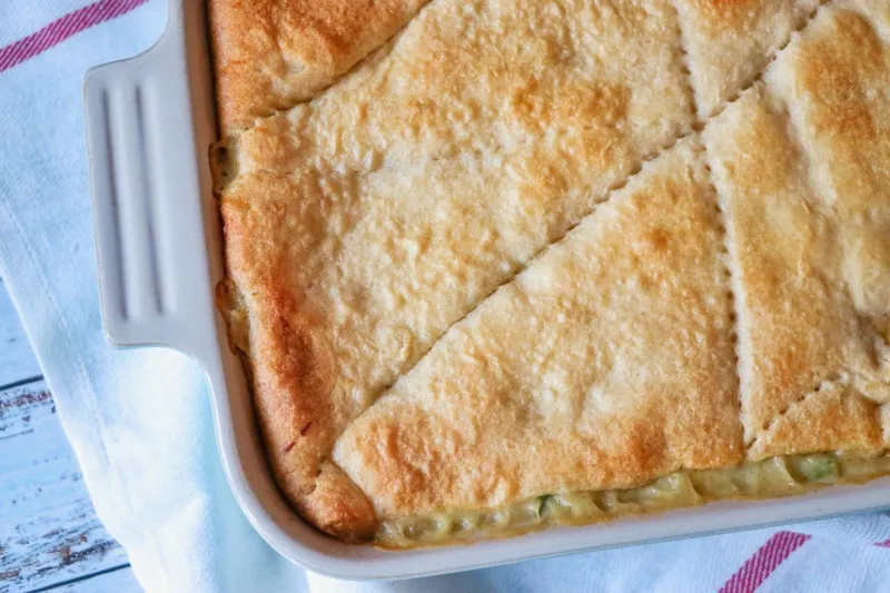 receta Pâté au poulet avec petits pains en croissant